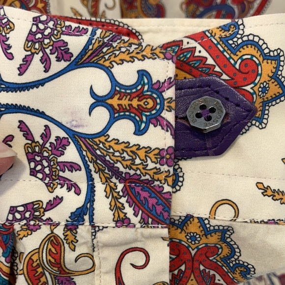 Bogosse Men's Long Sleeve Cream Shirt with Paisley Design Size 3 Cotton - Picture 11 of 11